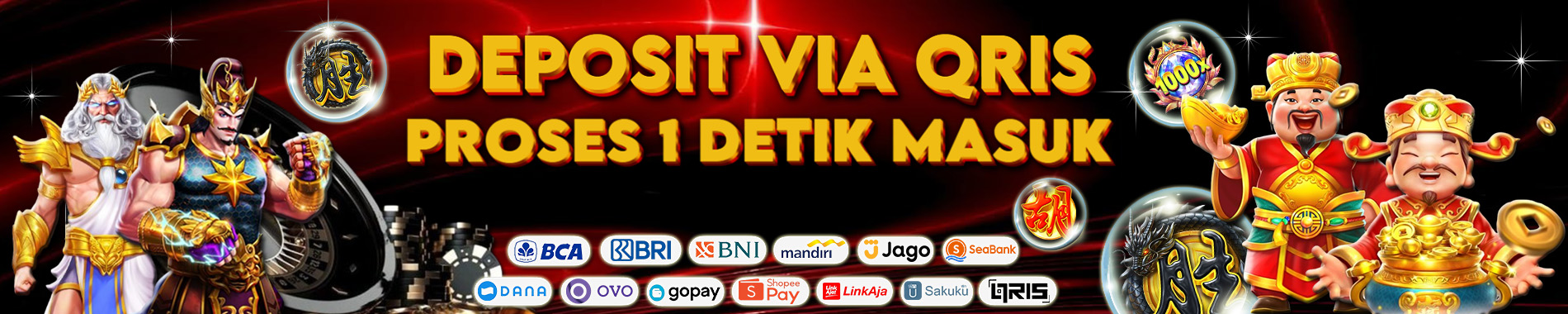 DEPOSIT CEPAT VIA QRIS 